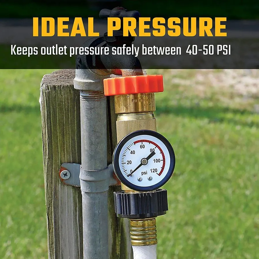 Water Regulator Gauge Combo L